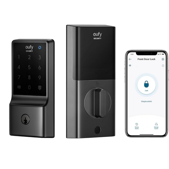 eufy - قفل ذكي واي فاي c210 معتمد من BHMA eufy - قفل ذكي واي فاي c210 معتمد من BHMA