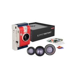LOMOGRAPHY - كاميرة لومو فورية مع 3 عدسات ابيض LOMOGRAPHY - كاميرة لومو فورية مع 3 عدسات ابيض