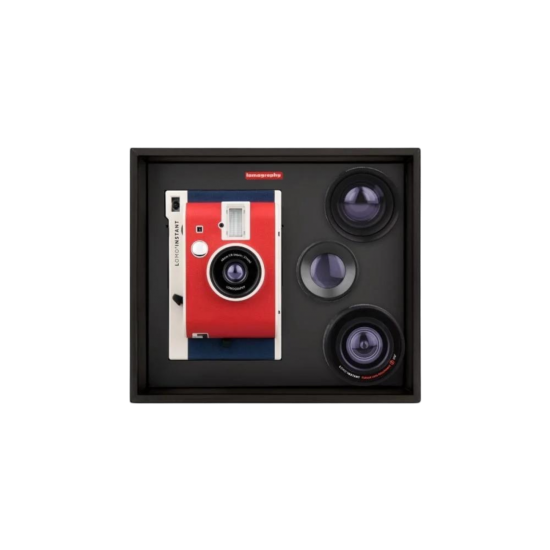 LOMOGRAPHY - كاميرة لومو فورية مع 3 عدسات اصدار خاص تفني - PINK