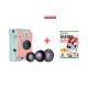 LOMOGRAPHY - كاميرة لومو فورية مع 3 عدسات اصدار خاص تفني - PINK