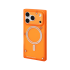 WAKCAS - كفر ايفون 17 شفاف اورنج