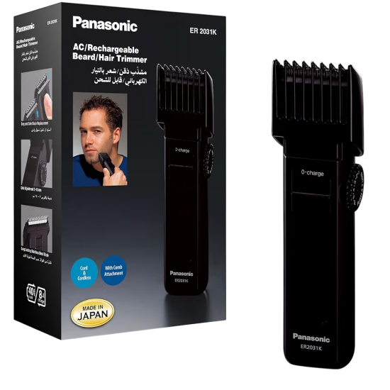 PANASONIC - ماكينة حلاقة للشعر واللحيه بشفرة واحدة اوتوماتيك
