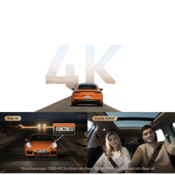 داش كام T800 امامي-داخلي-خلفي 4K من 70mai + مومري 256 اضافي داش كام T800 امامي-داخلي-خلفي 4K من 70mai + مومري 256 اضافي