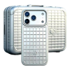RIMOWA - كفر ايفون 17- 18 ريموا ستيل سلفر 