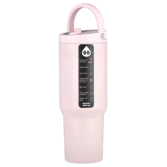 HydroJug - كوب ترافيلر رياضي حجم 32 OZ وردي