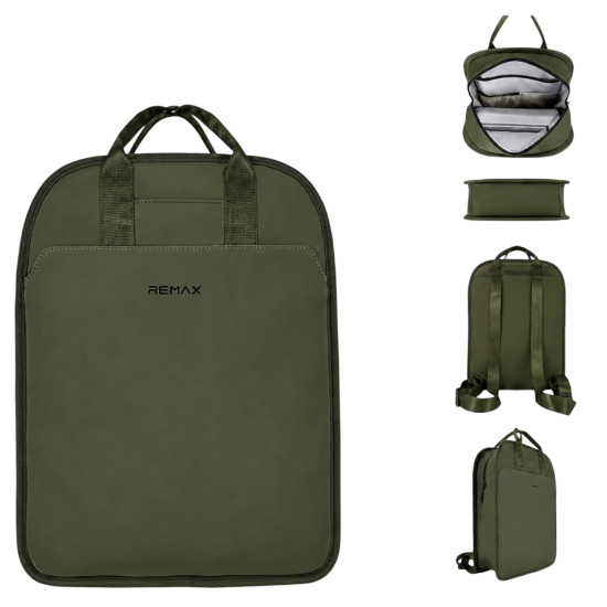 Remax- شنطة ظهر ريماكس BAG-10 زيتي