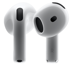 Apple - سماعة أير بودز الجيل الرابع  ابيض