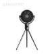 AISOLOE - مروحة F12 محموله مع اضاءة LED ابيض- اسود AISOLOE - مروحة F12 محموله مع اضاءة LED ابيض- اسود