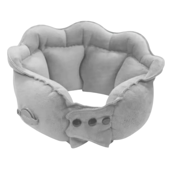 PICTET-FINO - وسادة رقبة شمواه قابلة للنفخ