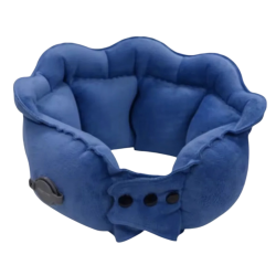 PICTET-FINO - وسادة رقبة شمواه قابلة للنفخ 