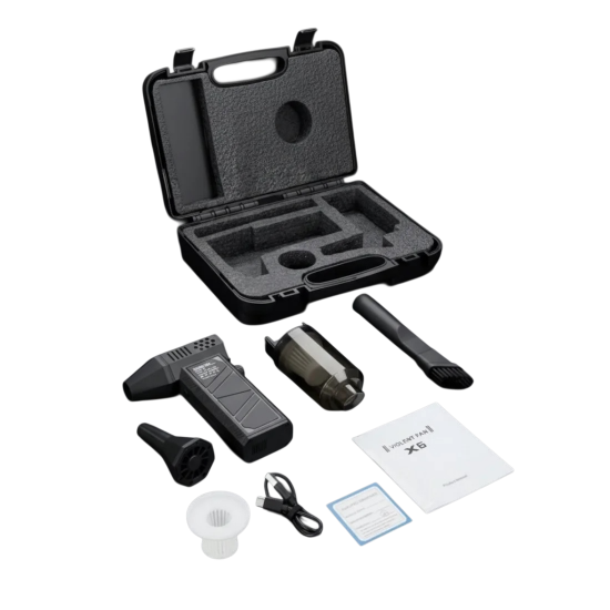 X6 - منفاخ هواء تربو + مكنسة سياره+ مجفف شعر FI0LENT FAN