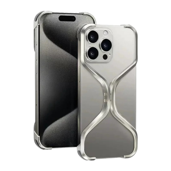 إطار  بتصميم عصري تيتانيوم طبيعي  ايفون 16