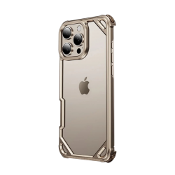 إطار معدني بتصميم عصري من الألومنيوم تيتانيوم صحراوي ايفون 16