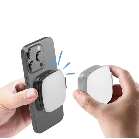 اضاءة تصوير LED  للجوال محمول ماج سيف P48 +مرآة مدمجة