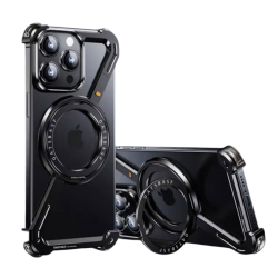 اطار Z تصميم عصري  من الالمنيوم ايفون 16 اسود