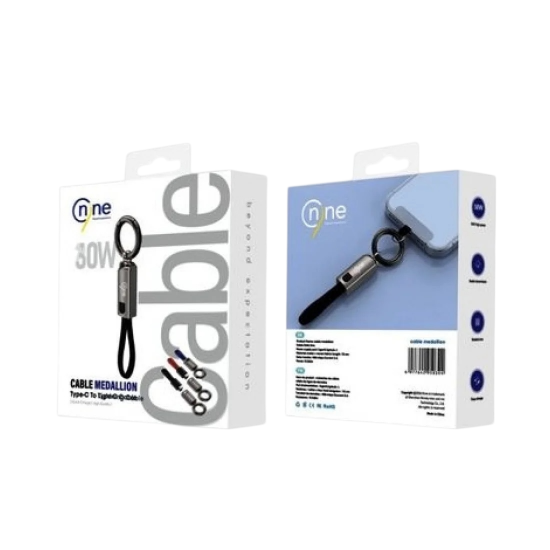 تعليقة سلك شاحن تايب سي قوة 60w من nine