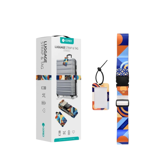 حزام شنطة سفر+ حافظة كرت من COTECI