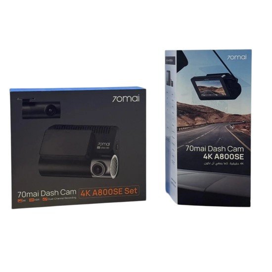 داش كام  70MAI A800SEامامي خلفي بمكثفات حرارية 4K