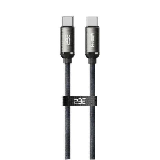 2BE - سلك شاحن توبي 1.5m تايب سي بقوة 100w