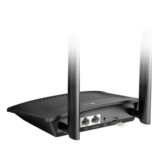 راوتر 4G LTE تي بي لينكTL-MR100 سرعة 300 ميجابت بالثانية مفتوح لجميع الشبكات