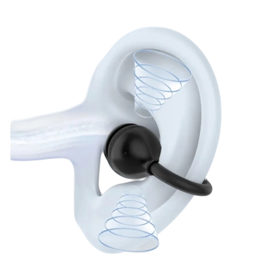 سماعة أذن مونستر أوبن اير AC223 اسود-ابيض