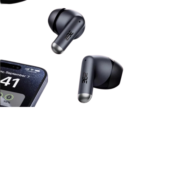 سماعة ديمو برو اللاسلكية - اصغر سماعة.. أخف وزناً .. أقوى أداء  اسود - تيتانيوم