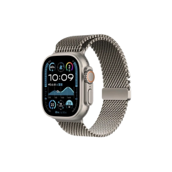 سوار ساعة ابل مقاس 42-44-45-46-49 استايل ستيل تيتانيوم  