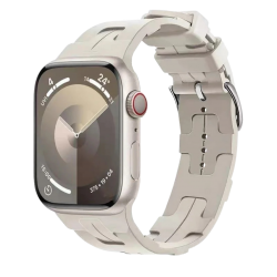 سوار ساعه ابل ايرمز مقاس 42-44-45-46-49 تيتانيوم صحراوي 