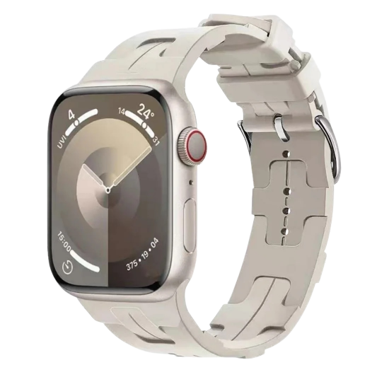 سوار ساعه ابل ايرمز مقاس 42-44-45-46-49 تيتانيوم صحراوي