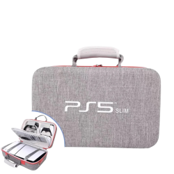 شنطة بلاستيشن 5 سليم اسود-ازرق-رمادي 