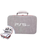 شنطة بلاستيشن 5 سليم اسود-ازرق-رمادي