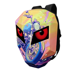 شنطة تفاعلية للدراجة النارية ايرون ملون 