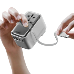 فيش السفر الأول عالميا من مو ماكس قوة 35W مع سلك TYP-C