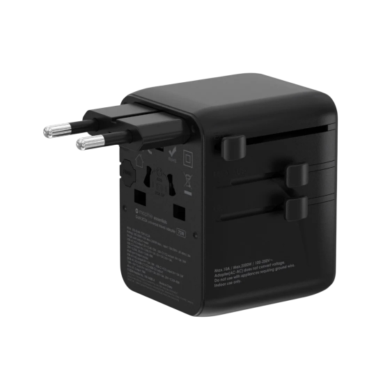 فيش السفر العالمي Mophie Essentials GaN 70W.