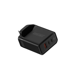 فيش شاحن بقوة 65 w  مدخل USB مدخلين USB=c من 2BE