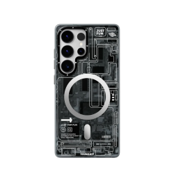 كفر YOUNGKIT S24/S25 ULTRA بتصميم عصري اسود