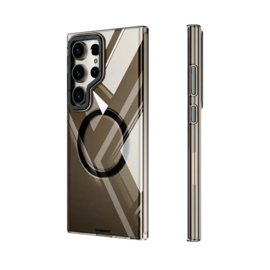 كفر YOUNGKITS25/S24 ULTRA شفاف سموك  ماج سيف