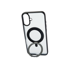 كفر ZAG شفاف ملون ايفون 16 اسود