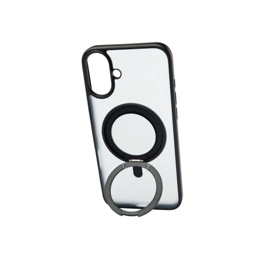 كفر ZAG شفاف ملون ايفون 16 اسود