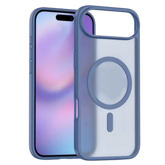 كفر ايفون 17 سليم ملون YIND من QUX DUCIS ازرق