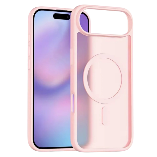 كفر ايفون 17 سليم ملون YIND من QUX DUCIS روز