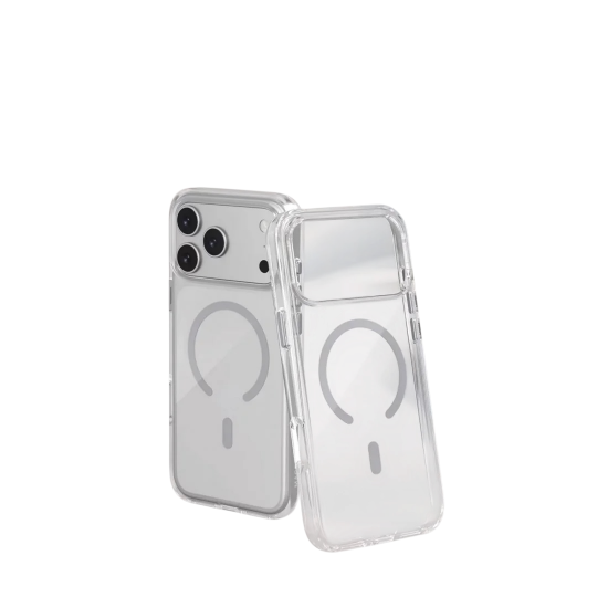 كفر ايفون 17 شفاف ضمان سنه على تغير اللون من A-case