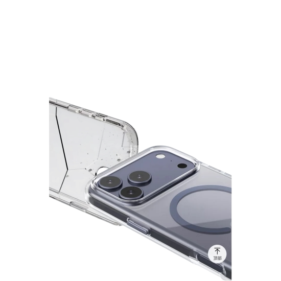 كفر ايفون 17 شفاف ضمان سنه على تغير اللون من A-case