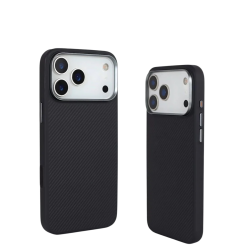 كفر ايفون 17 كاربون فايبر يدعم ماج سيف من J-case اسود  