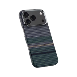 كفر ايفون 17 كاربون فايبر يدعم ماج سيف من J-case كحلي   