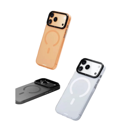 كفر ايفون 17 من YOUNGIT ملون - اسود