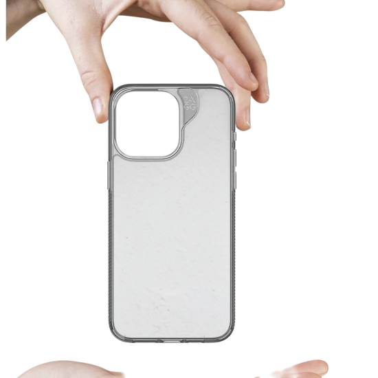 كفر زاج رمادي شفاف آيفون 15