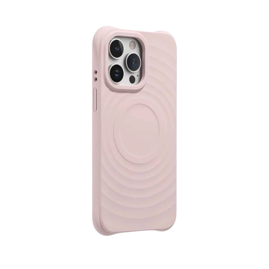 كفر سيلكون DEVIA بتصميم عصري ايفون 16 ROZE