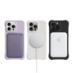 كفر سيلكون DEVIA بتصميم عصري ايفون 16 ROZE 