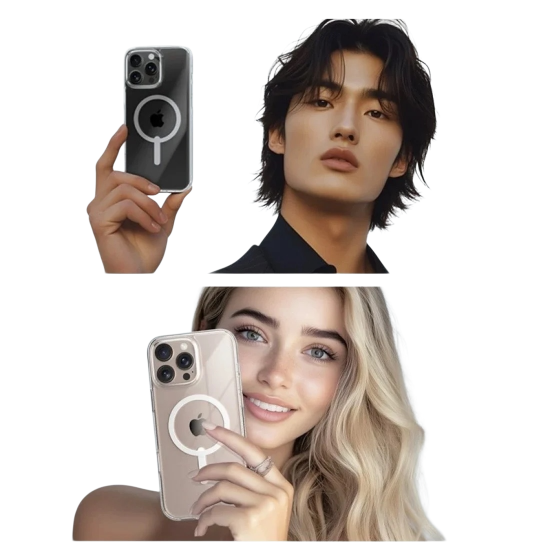 كفر شفاف ماج سيف  من ZaGG ايفون 16